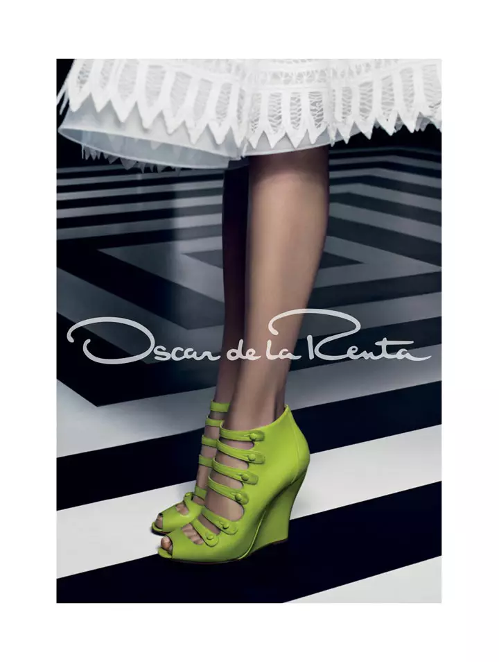 Karlie Kloss per a la campanya Primavera 2012 d'Oscar de la Renta de Craig McDean