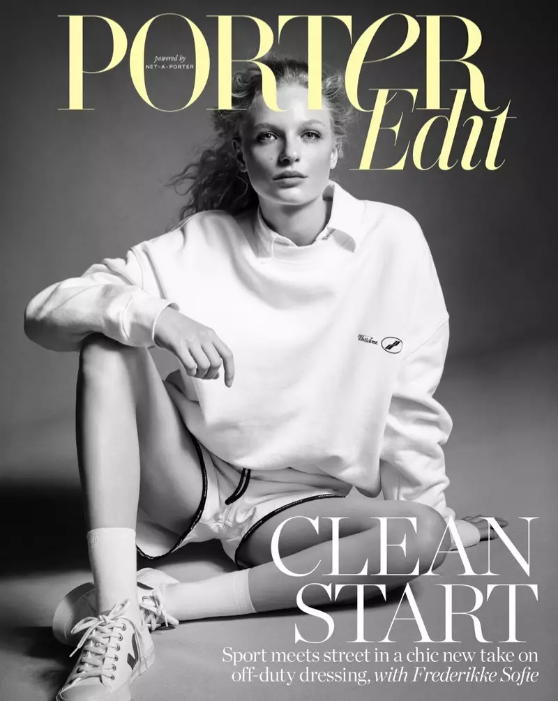 Frederikke Sofie ngagem Sporty Chic Sigana di PORTER Edit