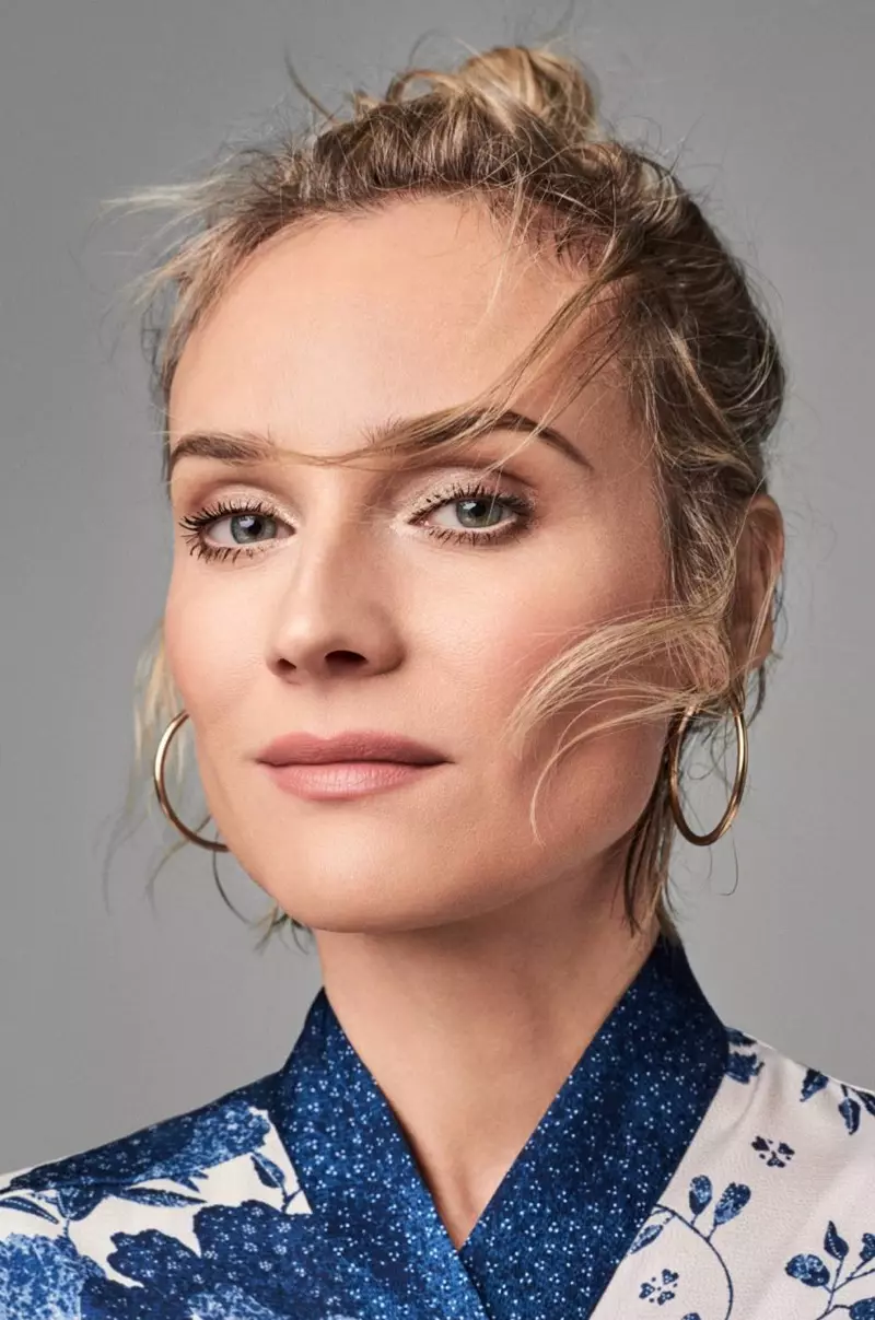 Diane Kruger dotorea da H&M argazki-saioan