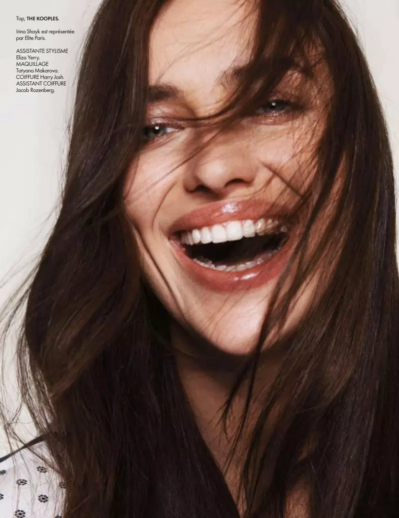 伊琳娜·謝克 (Irina Shayk) 為 ELLE France 造型別緻的合奏