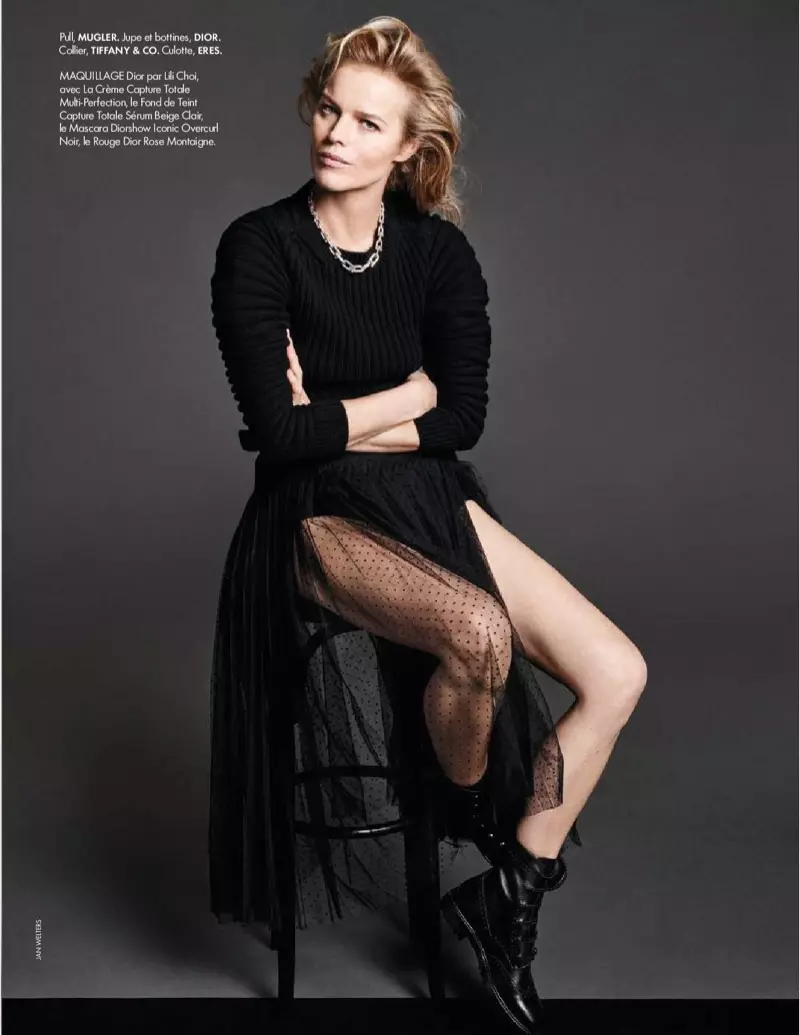 Eva Herzigova O apere Liaparo tsa Chicest bakeng sa ELLE France