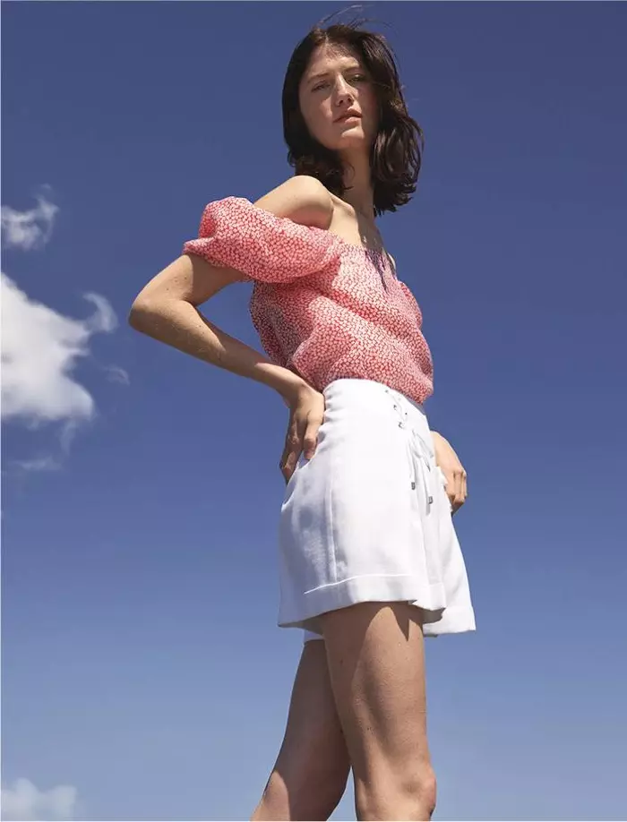 Club Monaco Malaina Top en Ditmas Short