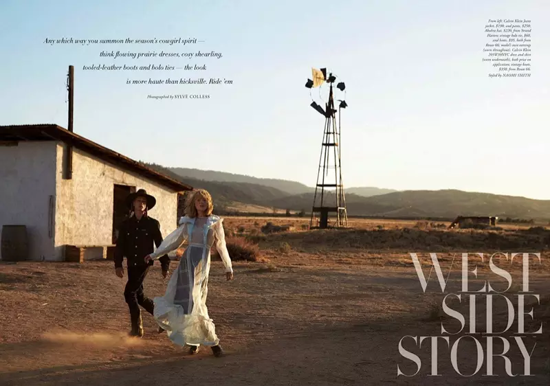 Lou Schoof Models Western Style yn Harper's Bazaar Austraalje