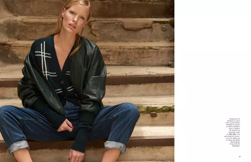 Caroline Winberg Wọ Awọn aṣa isubu-tẹlẹ fun Marie Claire Spain