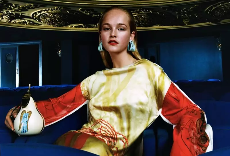 Jean Campbell verskyn in Lanvin 130th Anniversary-kapsuleversamelingsveldtog