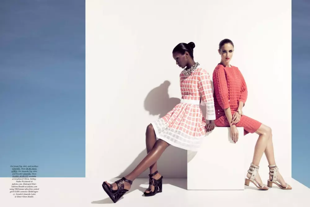 Lily & Lilac Shoot Senait & Amanda Laine for Dress To Kill Summer 2013