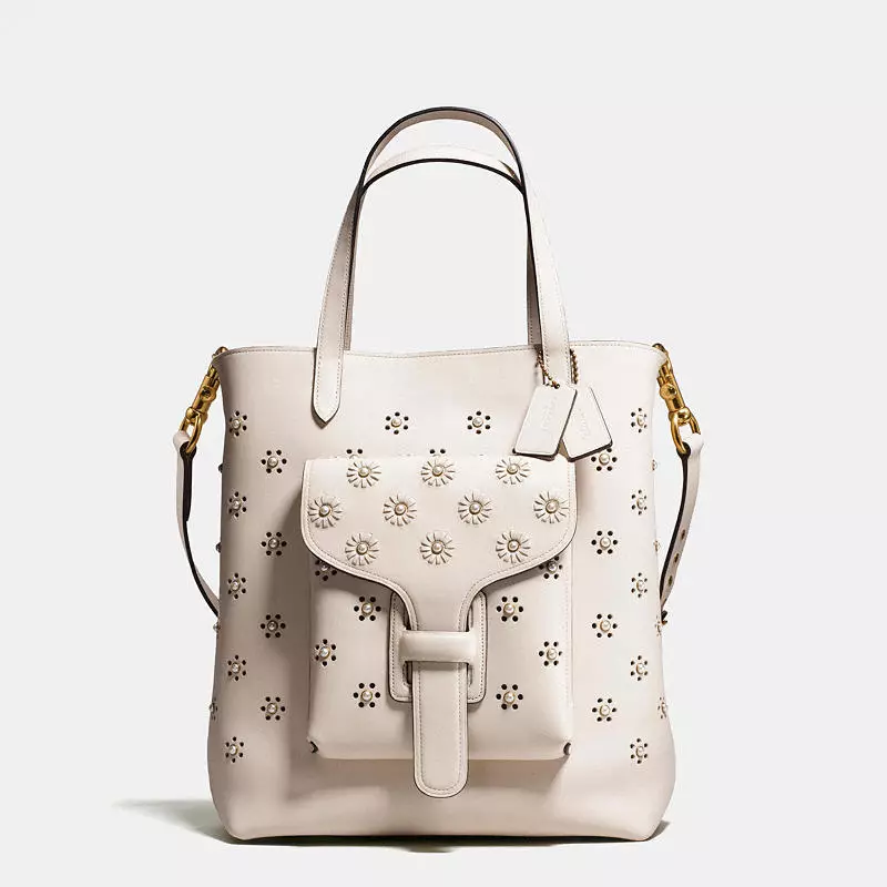 Coach and Rodarte Pocket Tote in Glovetanned Leather with Whipstitch Eyelet $ 995