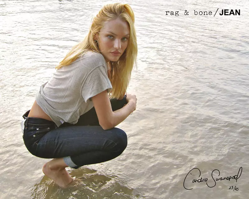 Candice Swanepoel para a campaña Rag & Bone Outono 2011