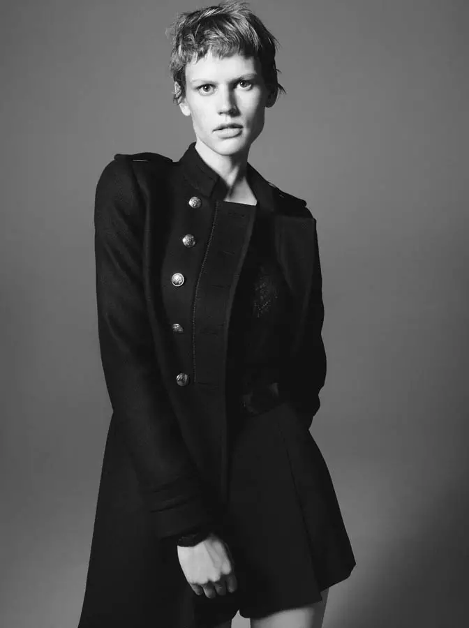 Saskia de Brauw 為 Zara 2011 秋季廣告大片，David Sims