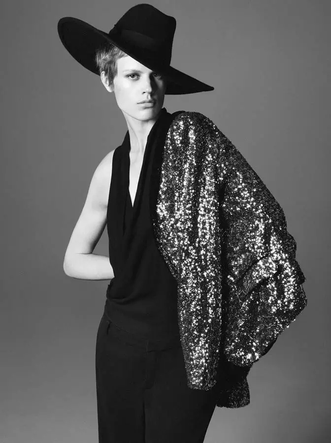 Saskia de Brauw per a la campanya Zara Tardor 2011 de David Sims