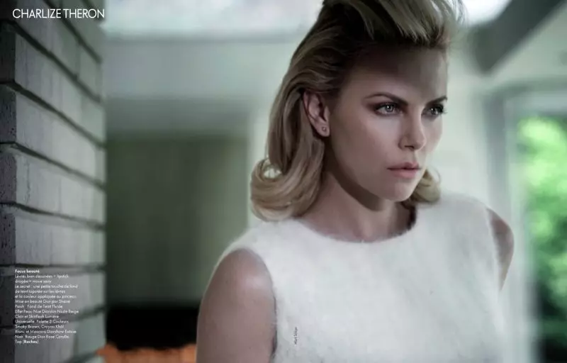 Charlize Theron eftir Mark Seliger fyrir Elle France janúar 2012