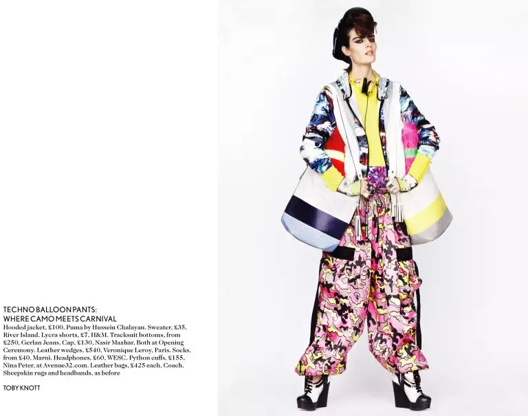 Sam Rollinson Gets Mixed Up fir Miss Vogue Feature vum Toby Knott