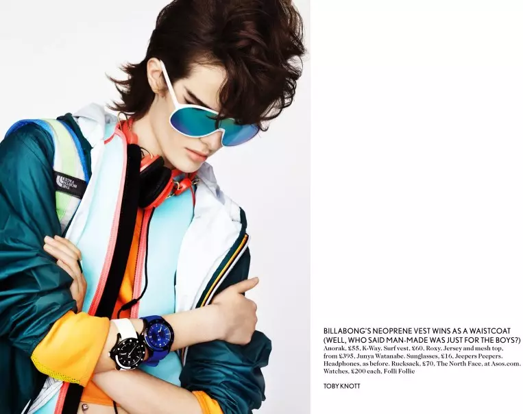 Sam Rollinson se mezcla para la característica de Miss Vogue de Toby Knott