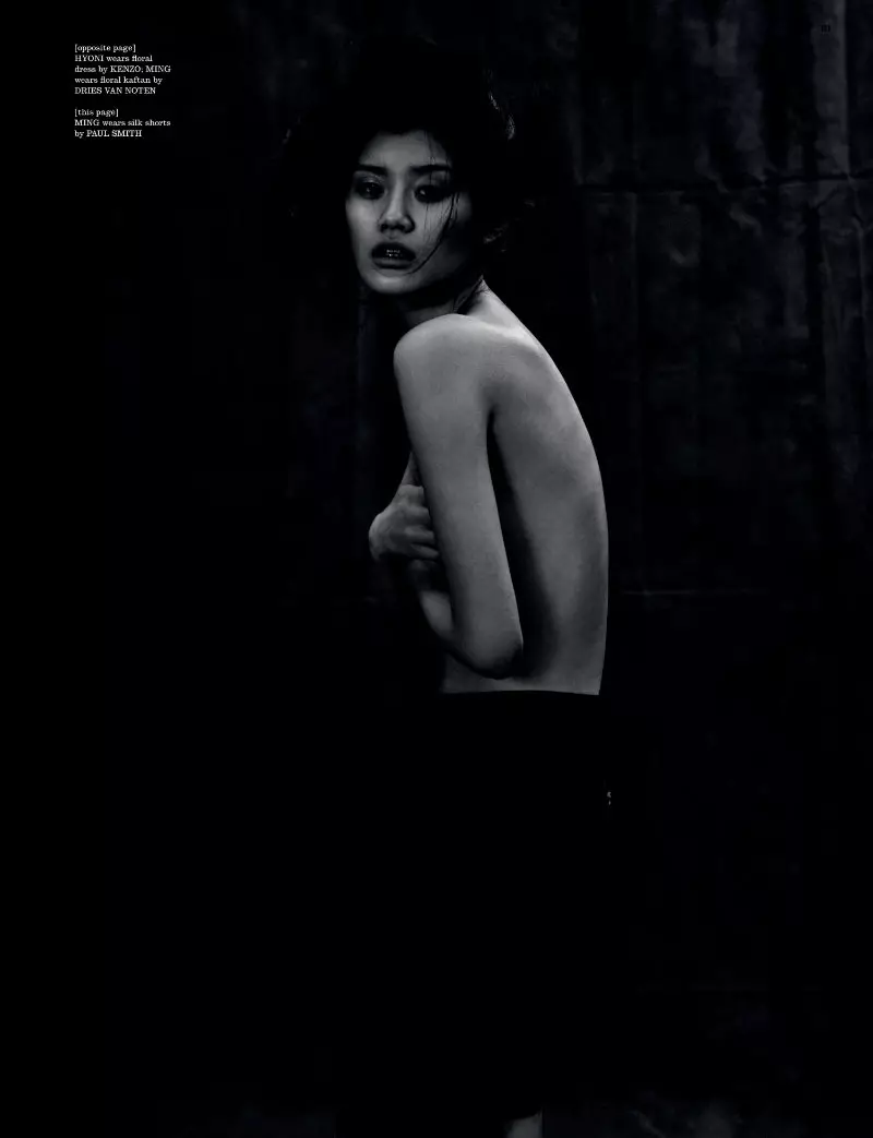 Ming Xi & Hyoni Kang door Will Davidson voor Dazed & Confused februari 2011