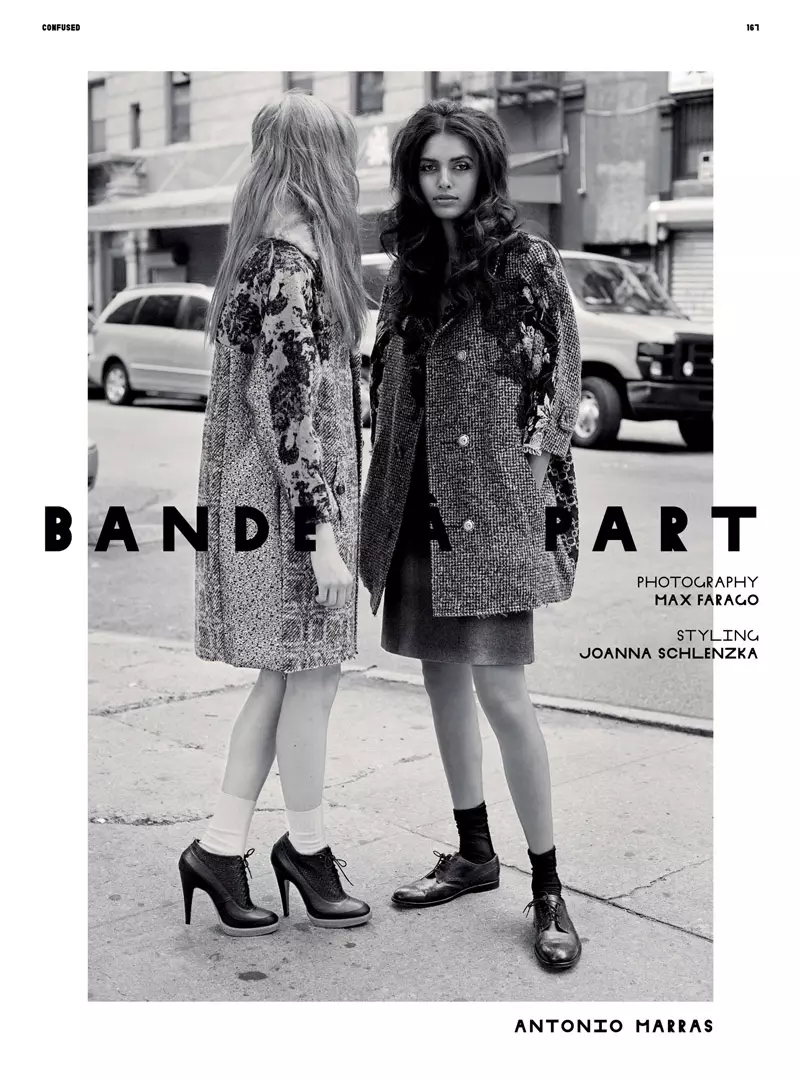 Lakshmi Menon & Amanda Norgaard na Max Farago don Dazed & Ruɗe Satumba 2010