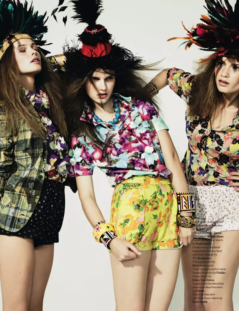 Printempo en Florado | Josh Olins por AnOther Spring 2008