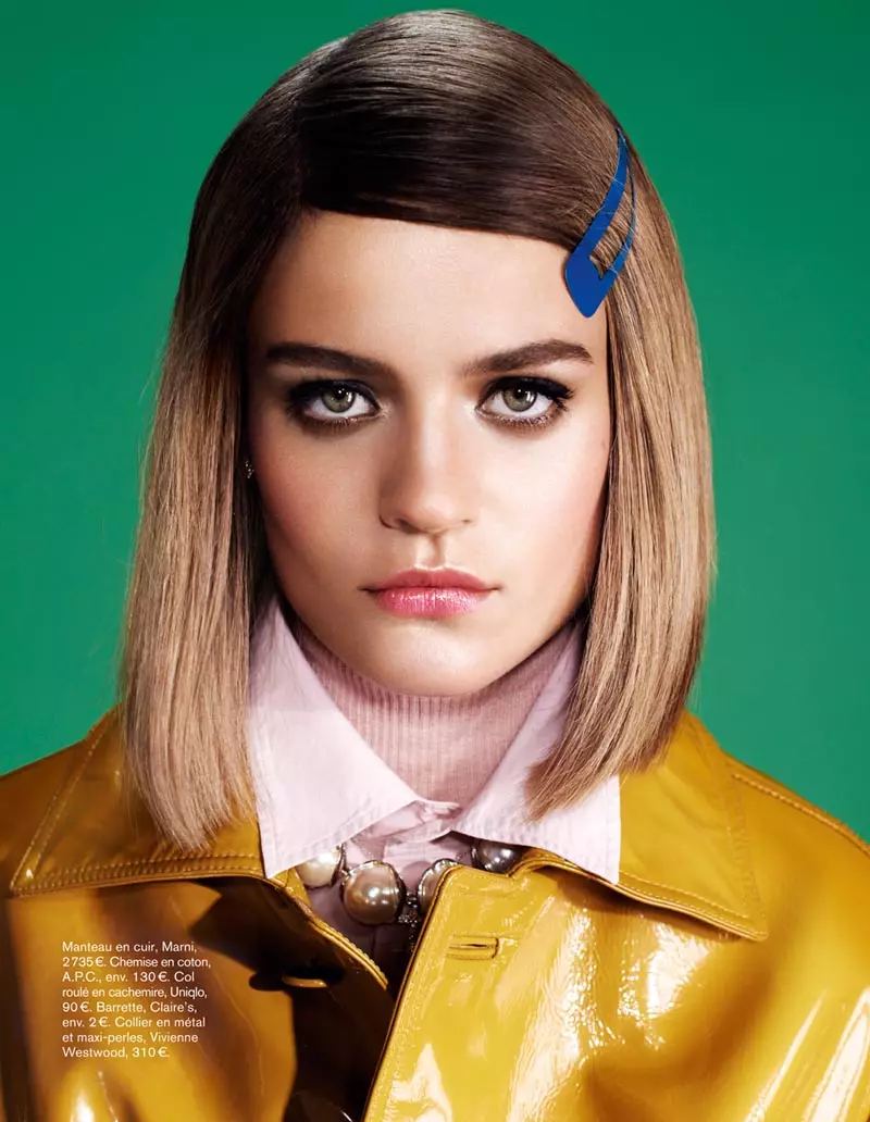 Rintje van Witjck는 Naomi Yang의 Glamour France 촬영을 위한 일등석입니다.