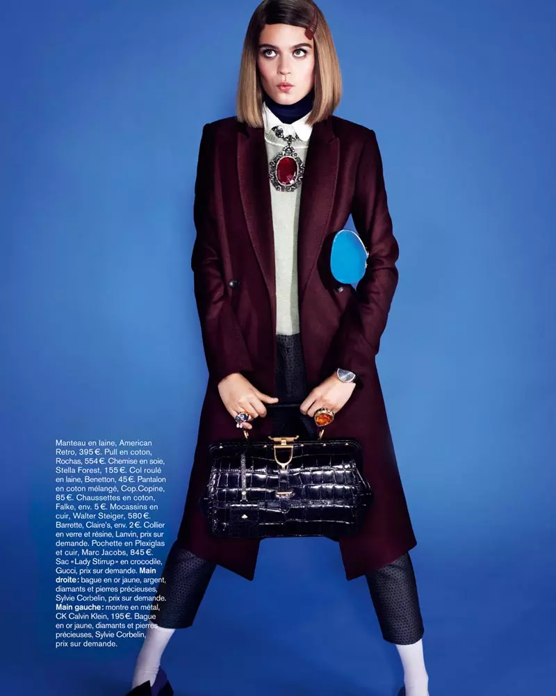 Rintje van Witjck adalah First Class untuk Glamour France Shoot Naomi Yang