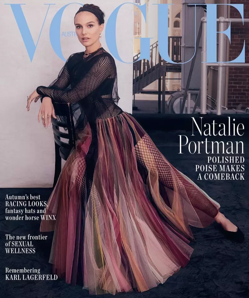 Natalie Portman บน Vogue Australia เมษายน 2019 ปก