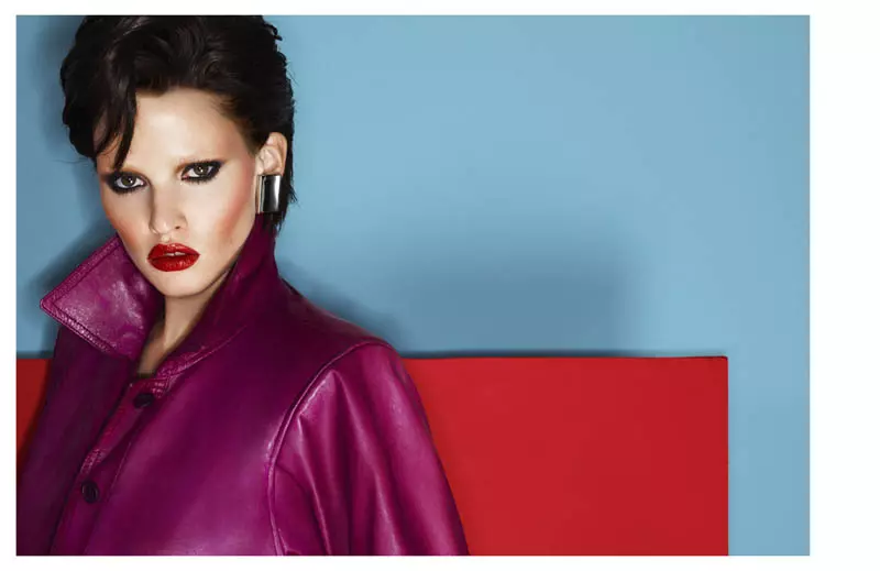 Cuneyt Akeroglun Lara Stone Vogue Turkeylle huhtikuuta 2012