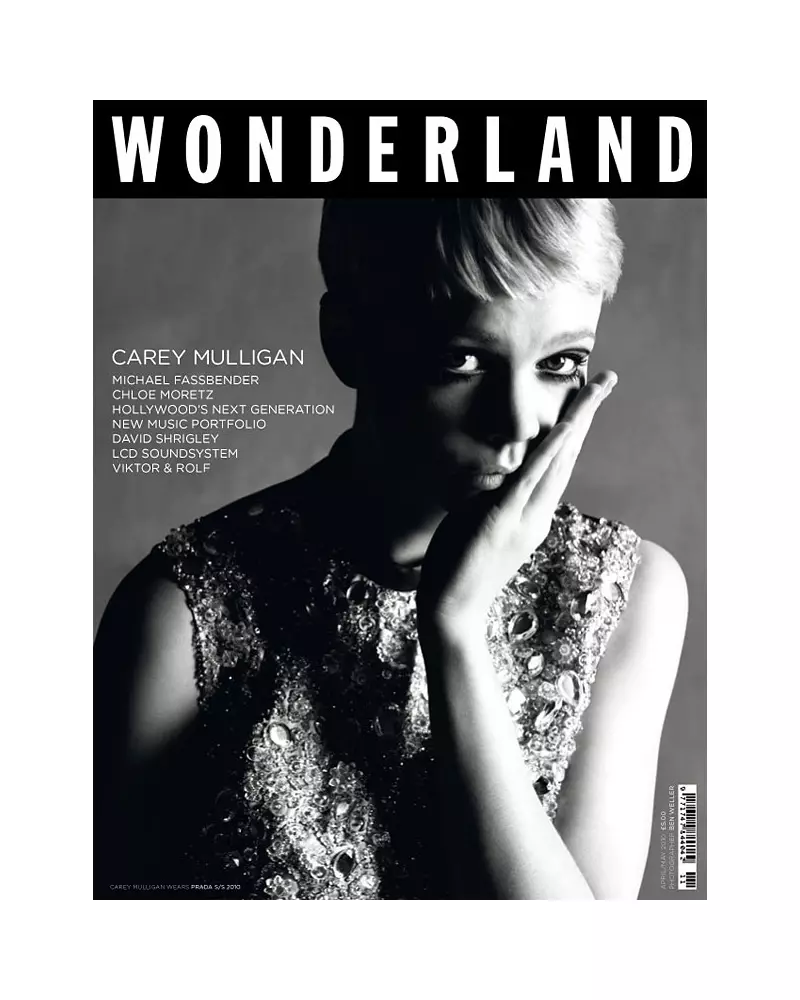 Carey Mulligan deur Ben Weller | Wonderland April/Mei 2010