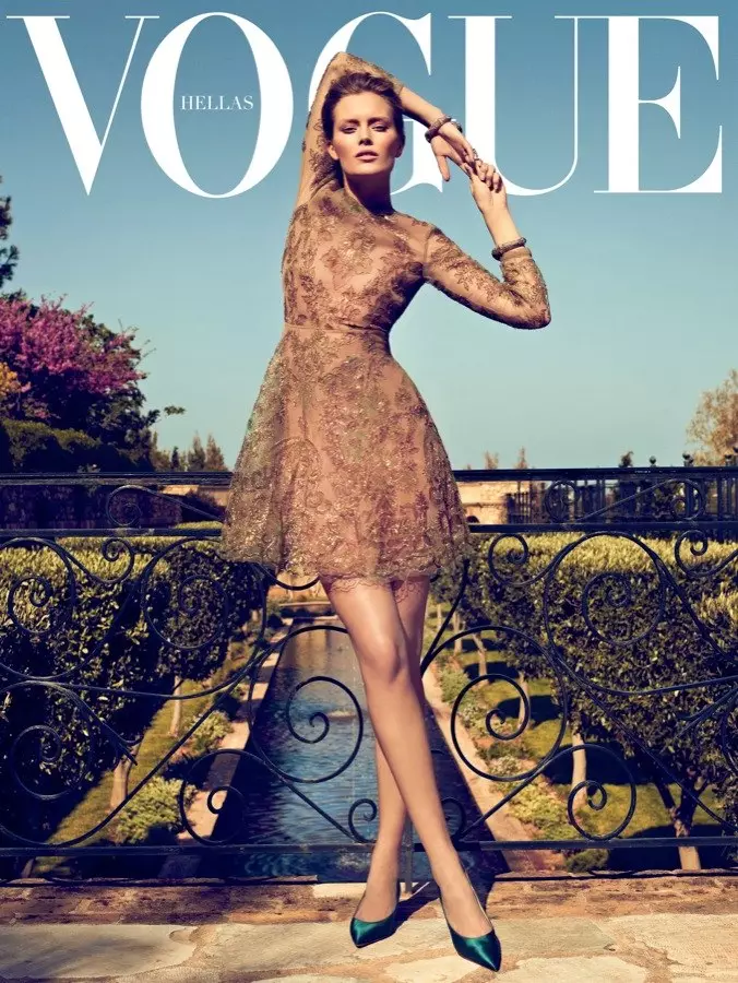 Charlotte Cordes na Koray Birand na Vogue Hellas Yuni 2011