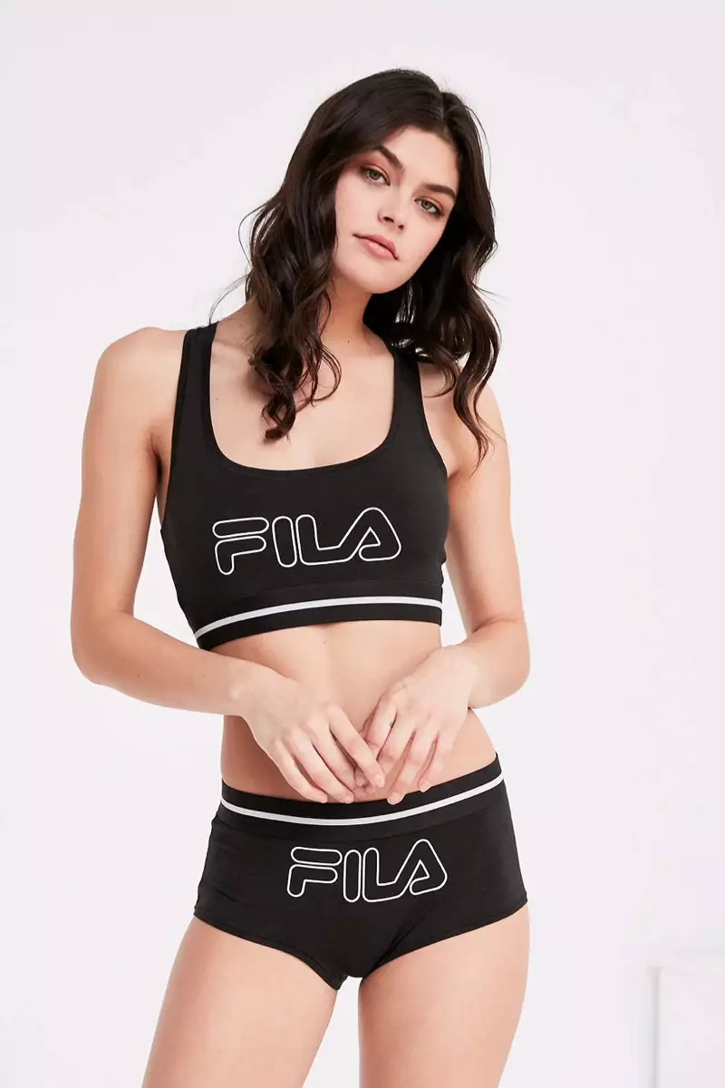 FILA x شەھەر كىيىملىرى Bra Top & Hipster قىسقىچە مەزمۇنى