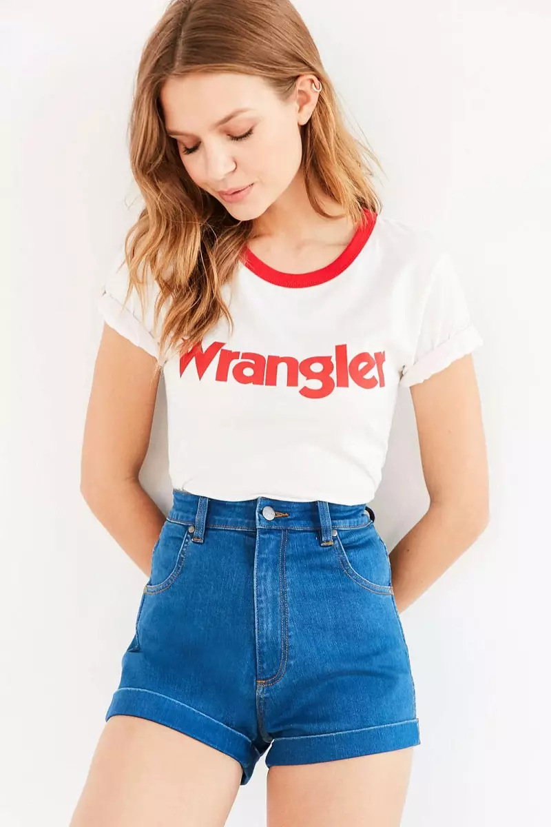 Wrangler Pin-Up Gabanya Denim Mugufi