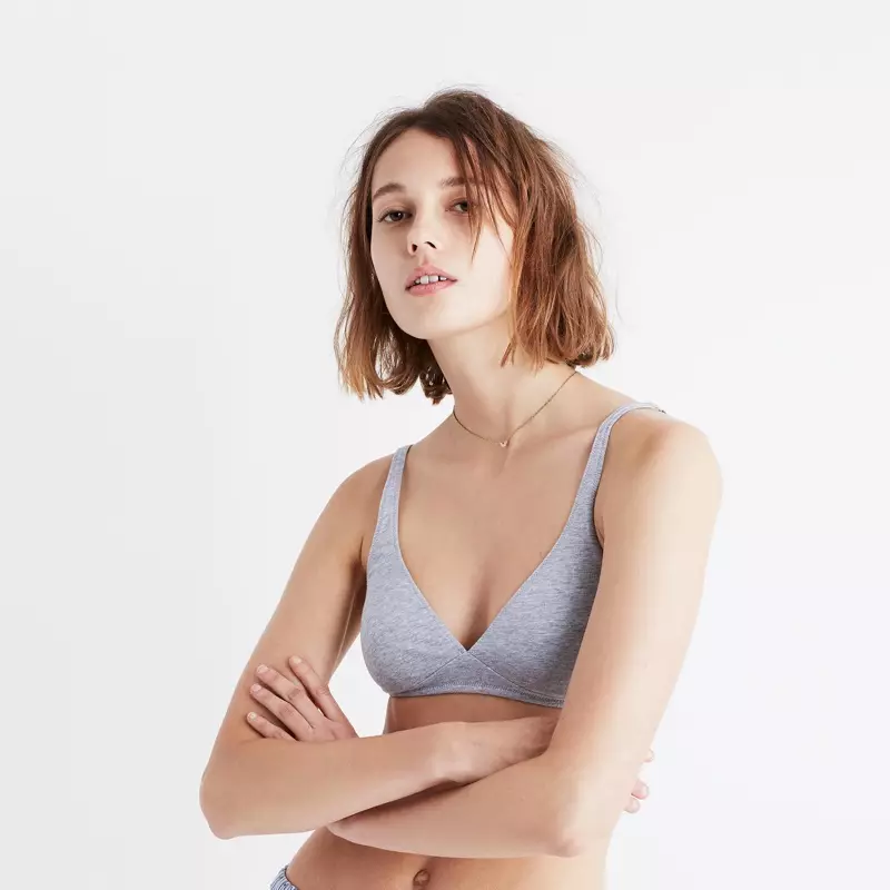 Madewell Cotton Modal Lizzie Bralette