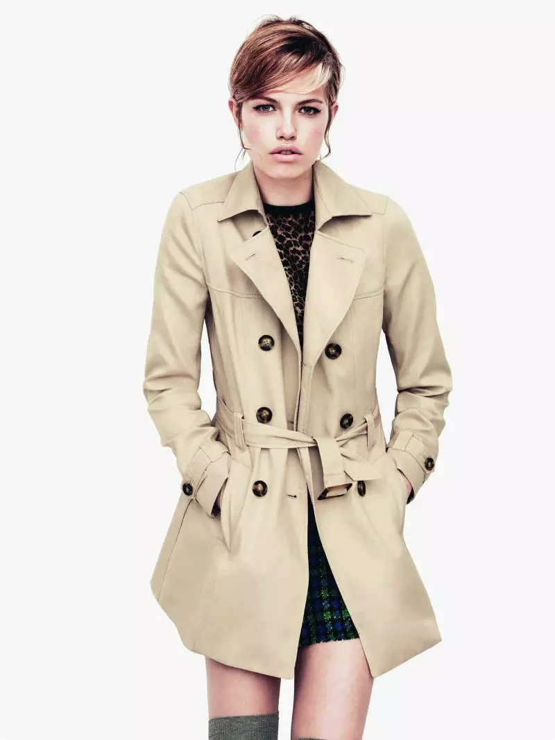 Hailey Clauson per a la campanya de la tardor 2011 de Zara TRF