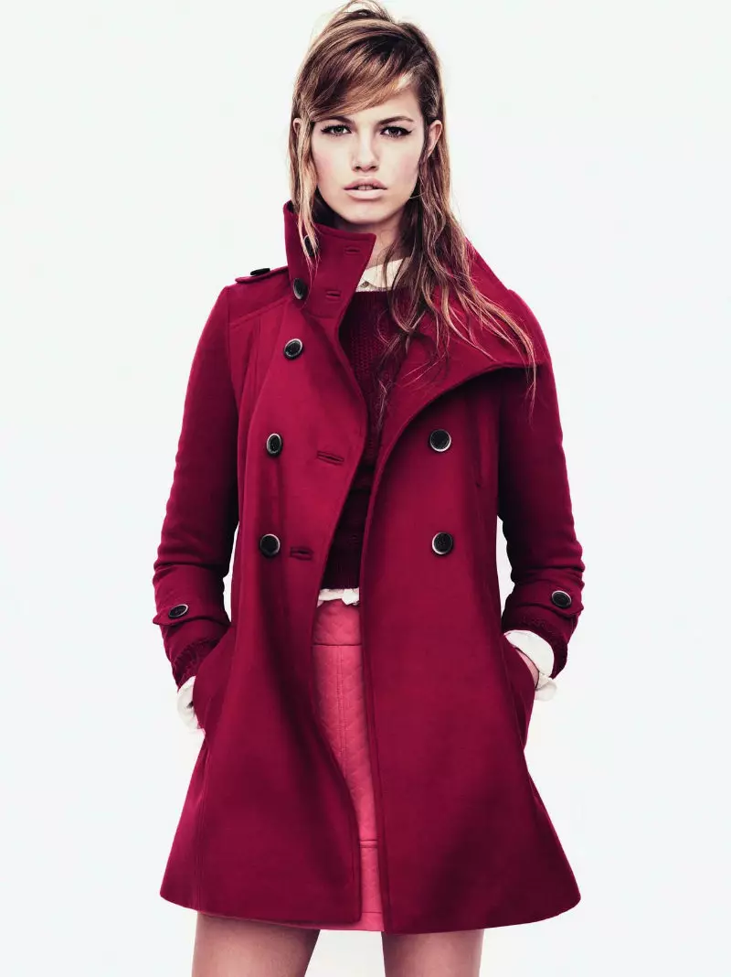 Hailey Clauson ho an'ny fampielezan-kevitra Zara TRF Fall 2011