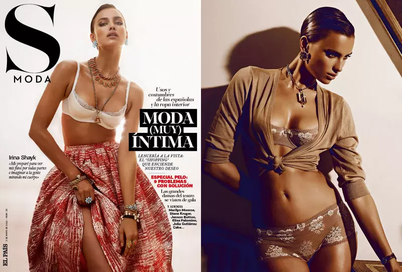 Irina Shayk ku Alvaro Beamud Cortes pikeun S Moda Méi 2012