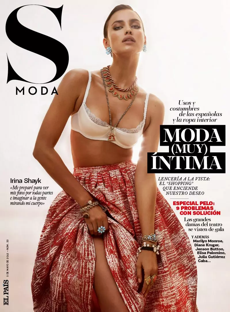 Irina Shayk na Alvaro Beamud Cortes kwa S Moda Mei 2012