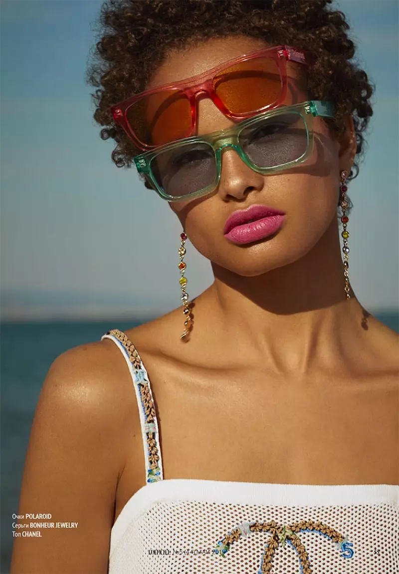 Litza Veloz Models Summer Beauty for L'Officiel Kazakhstan