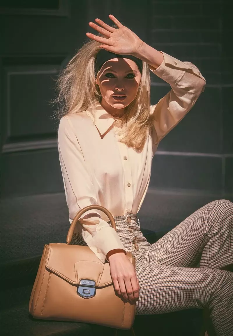 Elsa Hosk Charms in Lancaster Spring 2020 Campaign