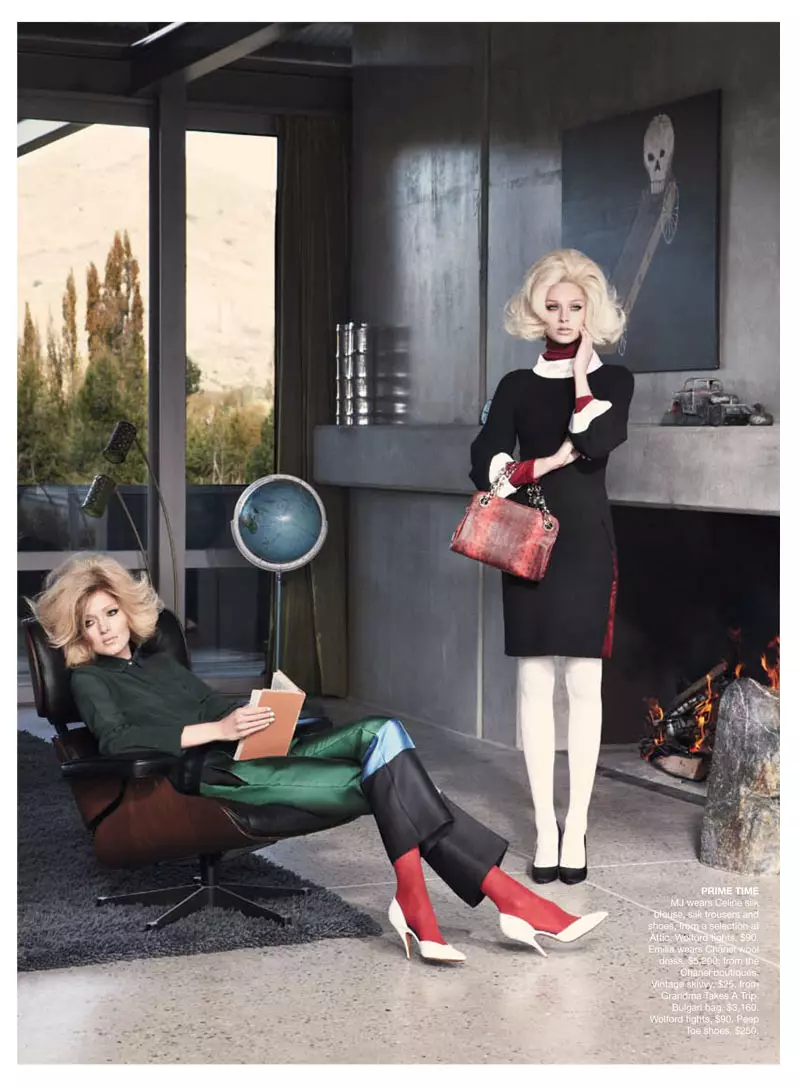 Emilia & Melissa nataon'i Nicole Bentley ho an'ny Vogue Australia Jolay 2011