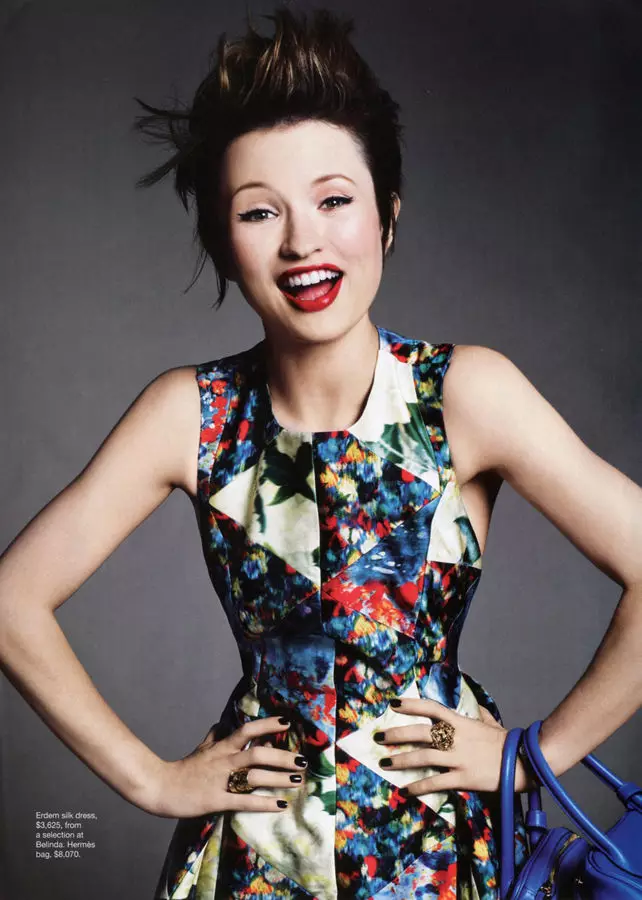 Emily Browning oleh Terry Gates untuk Vogue Australia April 2011