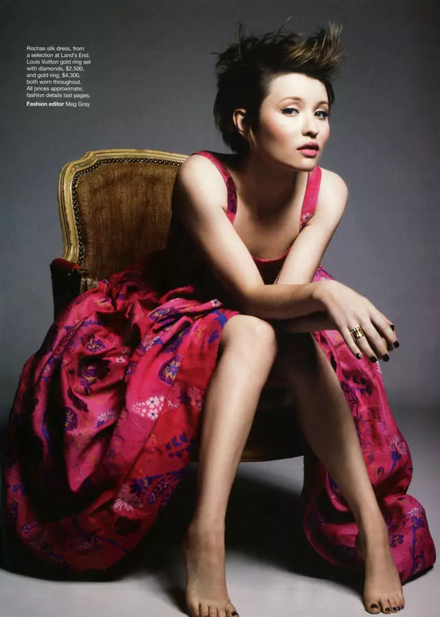 Emily Browning waxaa qoray Terry Gates ee Vogue Australia Abriil 2011