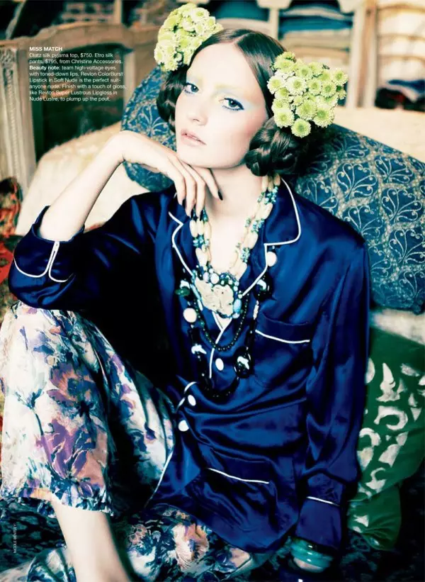 Codie Young ka Nicole Bentley bakeng sa Vogue Australia April 2011