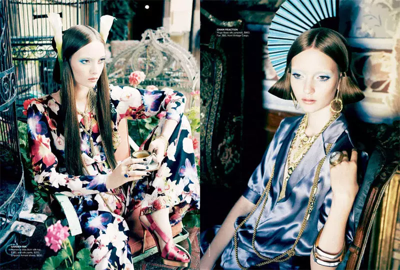 Codie Young na Nicole Bentley kwa Vogue Australia Aprili 2011