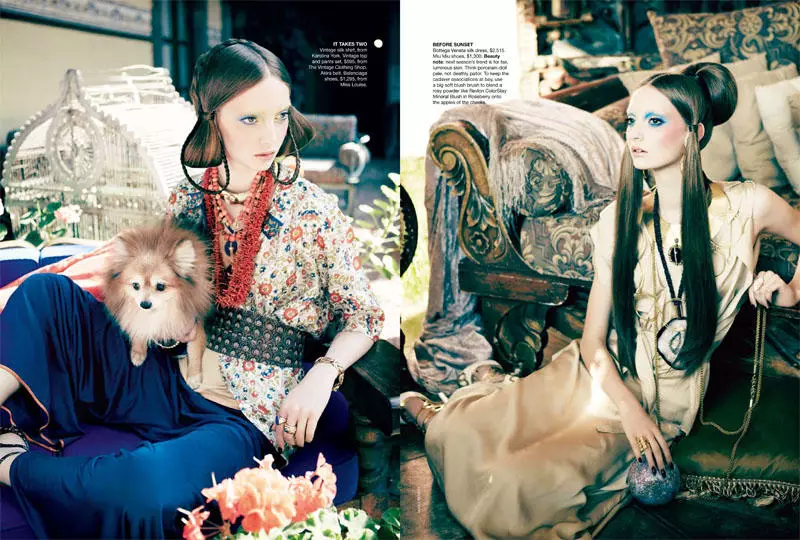 Codie Young ni Nicole Bentley para sa Vogue Australia Abril 2011