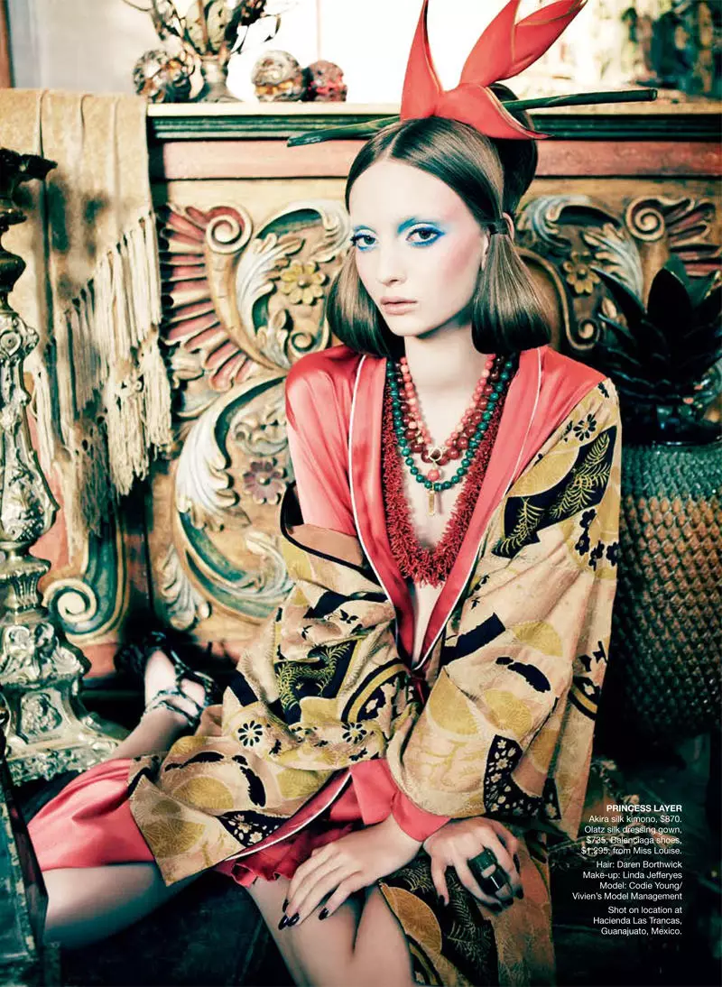 Codie Young, Nicole Bentley a Vogue Australia számára 2011. április