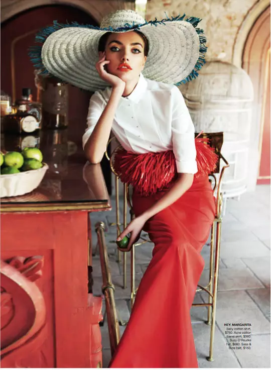 Alina Baikova na Vogue Australia Maris 2011 na Nicole Bentley