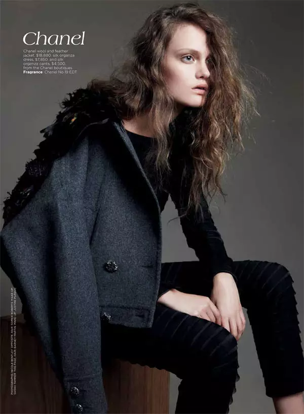 Montana Cox, Caitlin Lomax iyo kuwa kale ayaa qaabeeyay ururinta dayrta ee Vogue Australia oo uu qoray Nicole Bentley