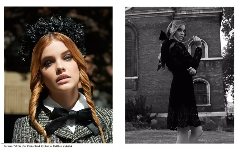 Barbara Palvin nosi korony dla magazynu Wonderland