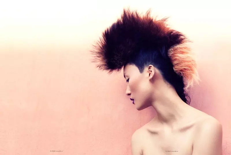 Lina Zhang nosi luksuzni stil za Elle Vietnam Shoot by Stockton Johnson