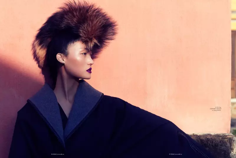 Lina Zhang nosi luksuzni stil za Elle Vietnam Shoot by Stockton Johnson