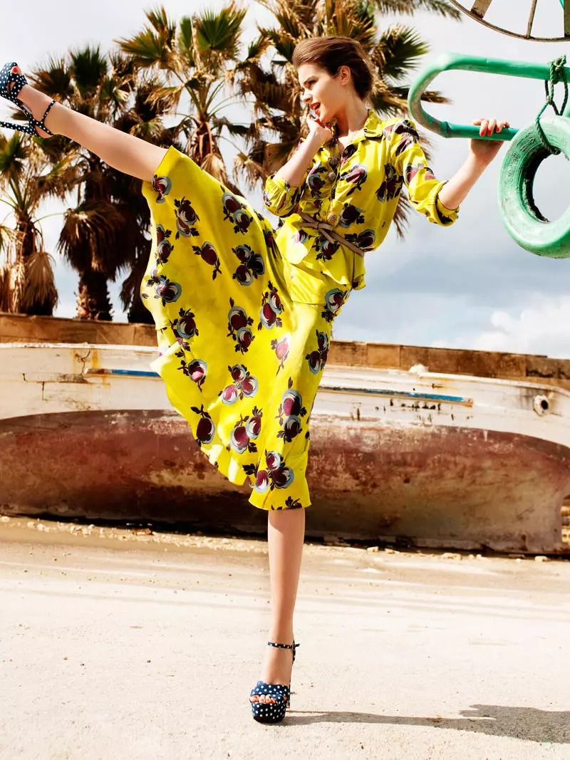 Sandra ni Tamer Yilmaz para sa Elle Turkey Marso 2011