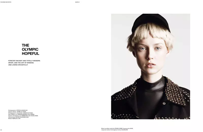 Merilin Perli door Stefan Heinrichs voor Sleek Magazine #33