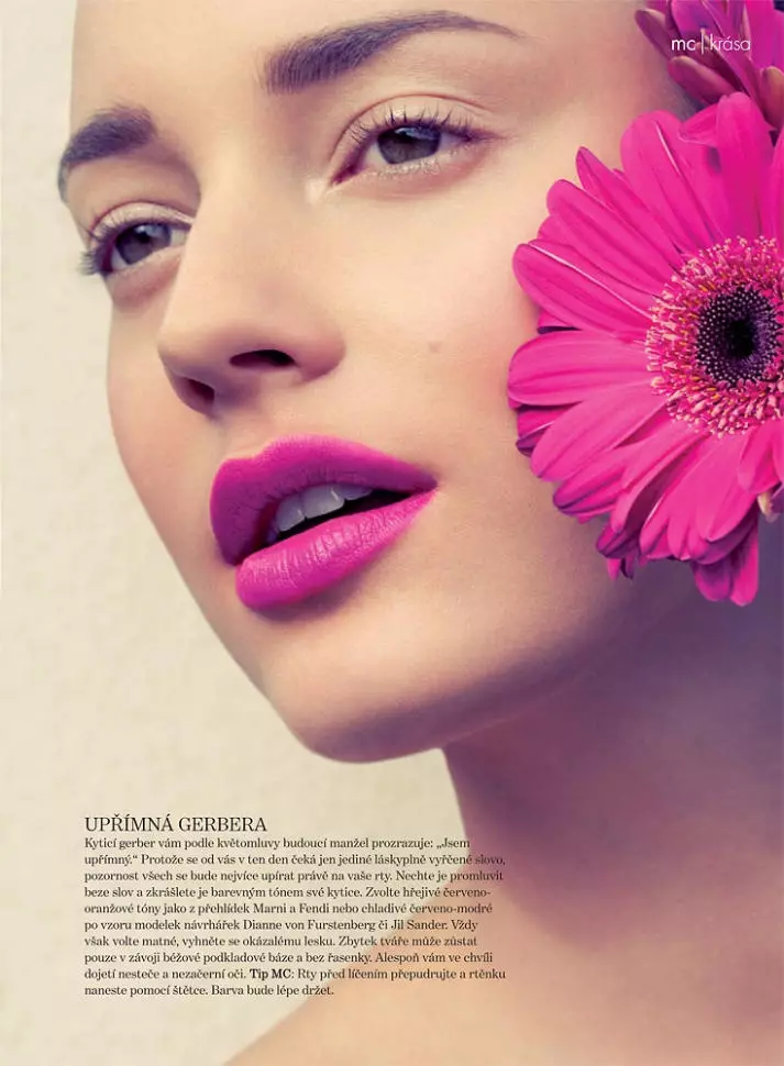 Chloe Laslier autorstwa Jeffa Tse dla Marie Claire w Czechach maj 2011